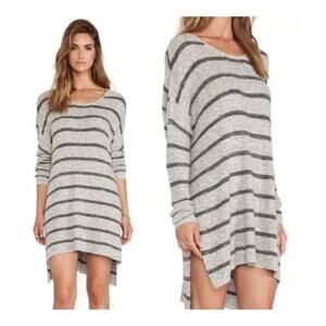Free People | XSmall | Oversized Tunic Sweater shirt/mini dress striped high low